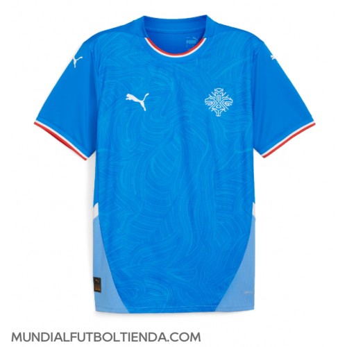 Camiseta Islandia Primera Equipación Replica 2024 mangas cortas